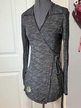 Skunkfunk Black and White Wrap Dress